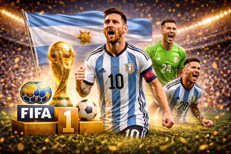 Đội tuyển mạnh nhất thế giới theo bảng xếp hạng FIFA